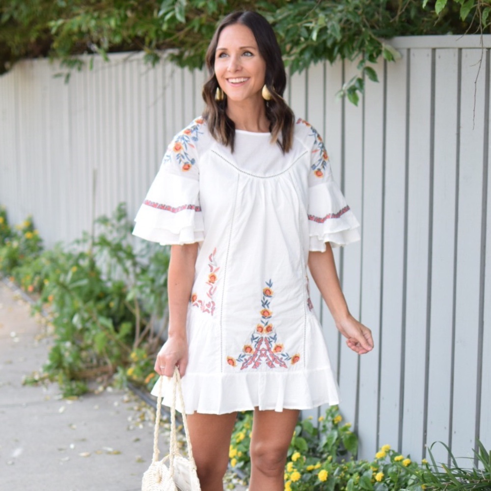 Embroidered dress